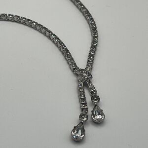 Otis Art Deco Sterling Silver 925 Sparkle Necklace